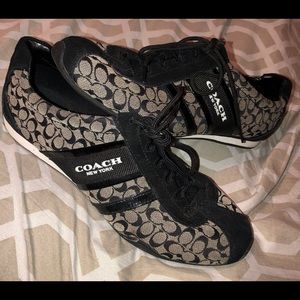 Coach Black Tennis Shoes